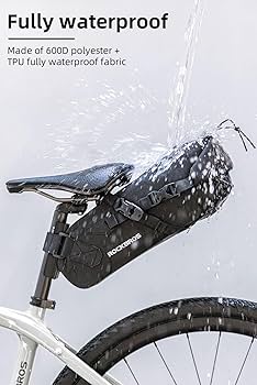Amazon.co.jp: ROCKBROS バイクパッキングバッグ バイクサドル